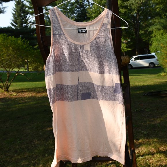 Cheap Monday Long Tank in Light Pink and Purple - Picture 1 of 3